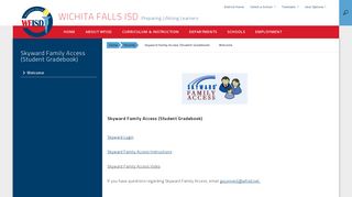Skyward Family Access (Student Gradebook) - Wichita Falls ISD