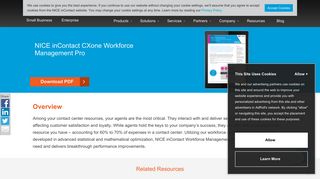 NICE inContact CXone Workforce Management Pro