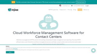 injixo: Cloud Workforce Management for Contact Centers