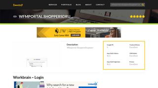 Welcome to Wfmportal.shoppersdrugmart.ca - Workbrain - Login