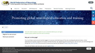 Login - World Federation of Neurology