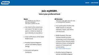 Register for myWGBH