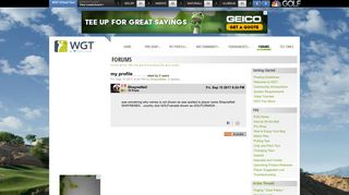 my profile - World Golf Tour - WGT Golf
