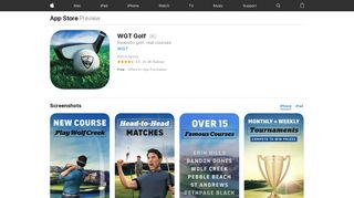 WGT Golf on the App Store - iTunes - Apple