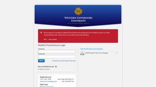 WGU Login - Western Governors University