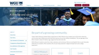 Students and Graduates at WGU Missouri