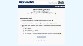 DS LOGON Registration - myaccess.dmdc.osd.mil.