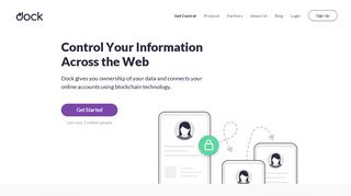 Dock: Own & Control Your Personal Data