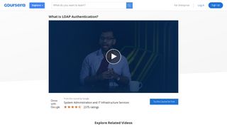 What is LDAP Authentication? - Directory Services | Coursera