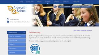 Aldworth School - SAM Learning