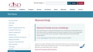 Skyward help | Garland Independent School District