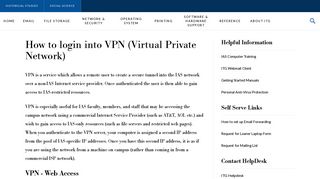 How to login into VPN (Virtual Private Network) | Information ...