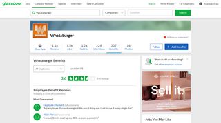 Whataburger Employee Benefits and Perks | Glassdoor