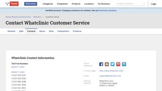 Whatclinic Customer Service Phone Number, Email, Address