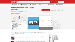 Whatcom Educational Credit Union - 31 Reviews - Banks & Credit ...