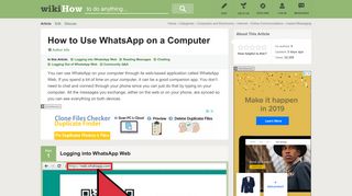 How to Use WhatsApp on a Computer: 14 Steps (with Pictures)