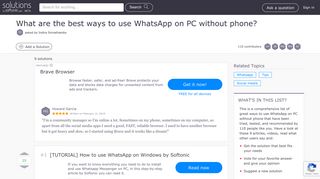 9 Best ways to use WhatsApp on PC without phone 2019 - Softonic