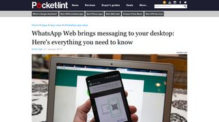 WhatsApp Web brings messaging to your desktop: Here's everything ...