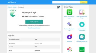 Whatspeak Apk Download latest version 14.9- com.network.whatspeak