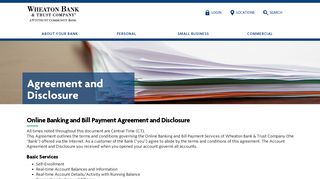 Online Banking and Bill Payment Agreement and ... - Wintrust Bank