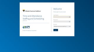 API Healthcare - Login - Wheaton Franciscan Healthcare