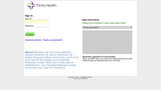 Trinity HealthStream - Welcome to HealthStream