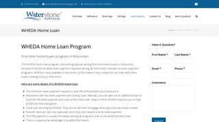 WHEDA Home Loan - Wisconsin Home Loans - Waterstone Mortgage