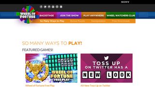 Wheel of Fortune | Play Wheel Games Online
