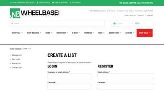Create a List | Wheelbase