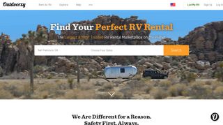 Outdoorsy: RV Rentals from the Most Trusted RV Owners