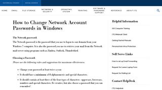 How to Change Network Account Passwords in Windows | Information ...
