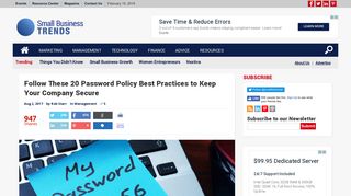 Follow These 20 Password Policy Best Practices to Keep Your ...