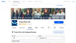 Working at Towne Park, Ltd.: 715 Reviews | Indeed.com