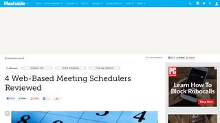 4 Web-Based Meeting Schedulers Reviewed - Mashable