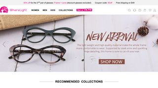 wherelight.com:Prescription Eyeglasses & Sunglasses Frames Free ...