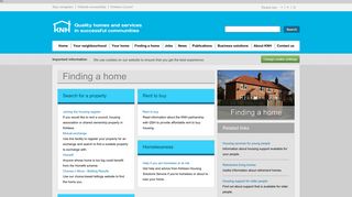 KNH - Finding a home - Kirklees Neighbourhood Housing