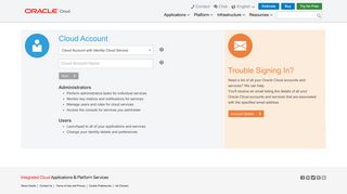 Sign In | Oracle Cloud