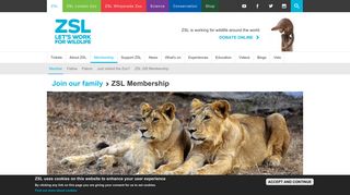 ZSL Membership | Zoological Society of London (ZSL)