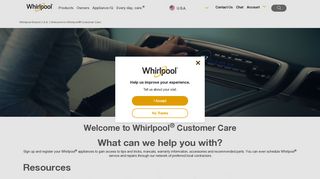 Customer Care, Service & More | Whirlpool