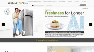 Whirlpool India wStore: Buy Home Appliances & Kitchen Appliances ...