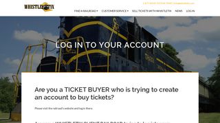 Log In to Your Account • WhistleTix