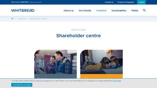 Shareholder centre – Whitbread