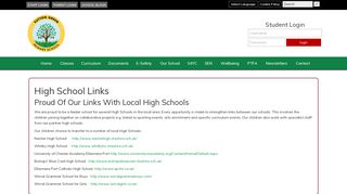 Sutton Green Primary School: High School Links