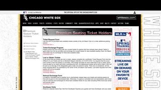 Premium Season Ticket Holders | Chicago White Sox