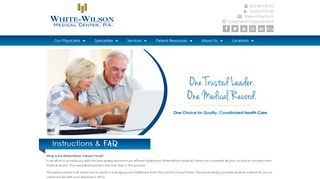 Patient Portal Instructions & FAQ | White-Wilson Medical Center