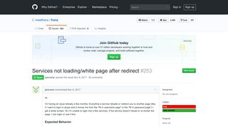 Services not loading/white page after redirect · Issue #253 · meetfranz ...