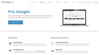 Whitepages Pro Insight | Global Identity Review Solution