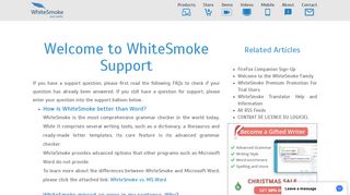 WhiteSmoke Support | World-Leading Language Solutions by ...
