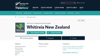 Whitireia New Zealand | Study in New Zealand, New Zealand