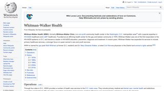 Whitman-Walker Health - Wikipedia